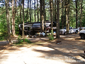 Under the Pines Medcalf Acres Riverfront Campground & RV Park, Schroon Lake, NY