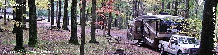 Fall Color in Donegal Campground, Donegal, PA